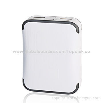 Portable Power Bank cases for iPhone and samsung with 6,600mAh Capacity dual USB port